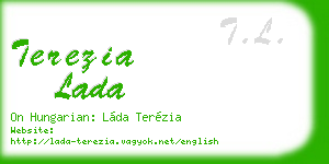 terezia lada business card