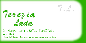 terezia lada business card